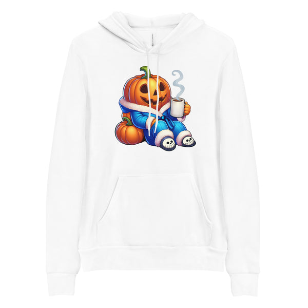 Pumpkin Spice Hoodie, Halloween Jack-o'-Lantern Coffee Sweatshirt