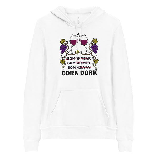 Cork Dork Hoodie, Funny Wine Lover Sweatshirt, Sommelier Gift