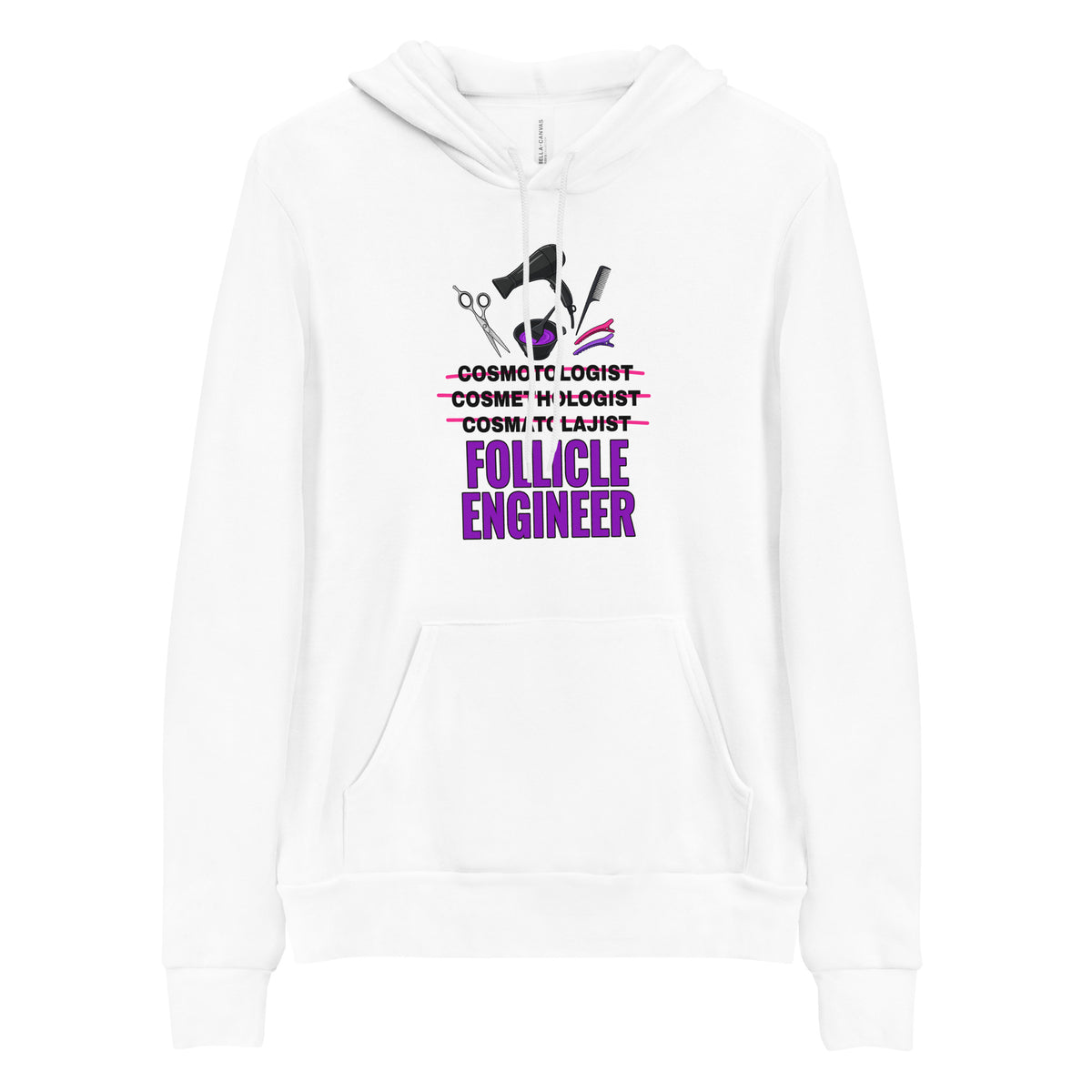 Cosmetologist Hoodie, Funny Hairstylist Sweatshirt Gift