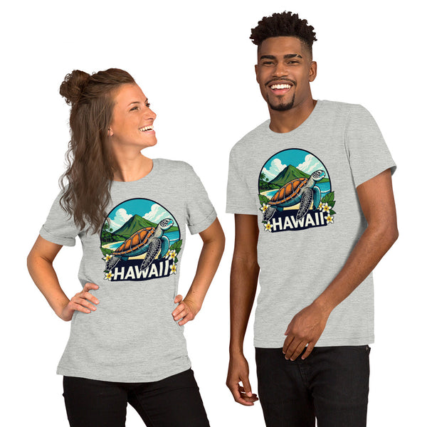 Sea Turtle Hawaii T-Shirt - Tropical Beach Vacation Tee Gift
