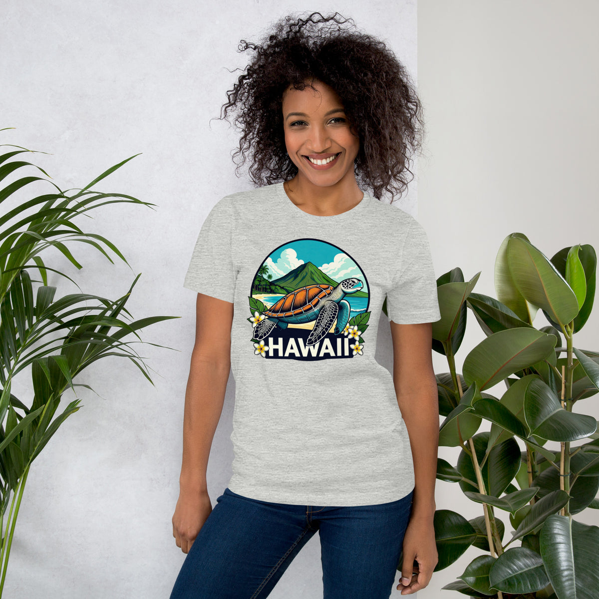 Sea Turtle Hawaii T-Shirt - Tropical Beach Vacation Tee Gift