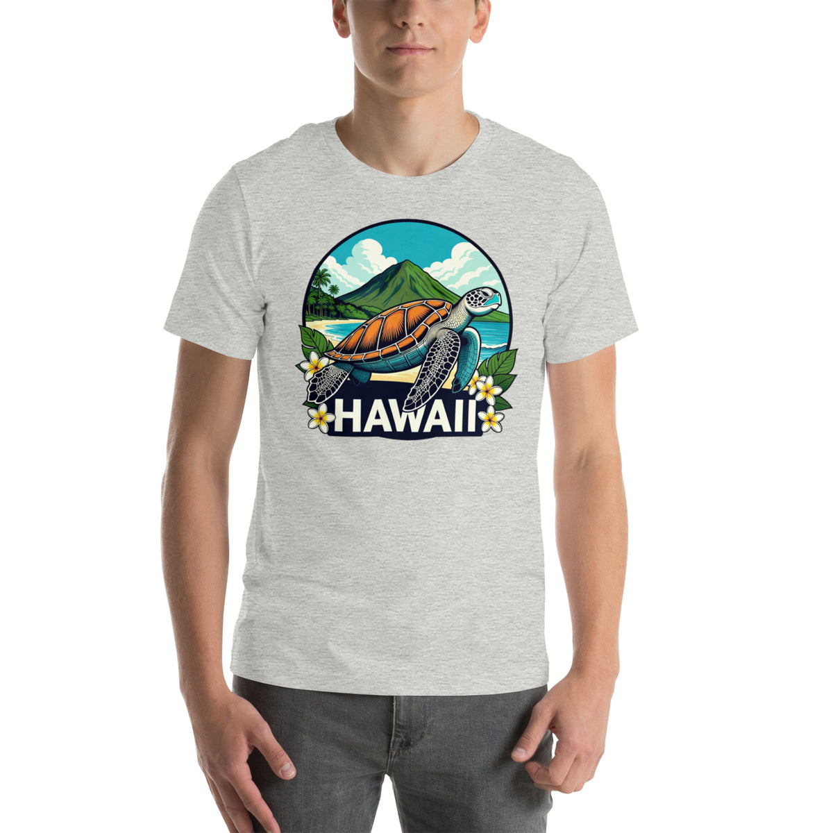 Sea Turtle Hawaii T-Shirt - Tropical Beach Vacation Tee Gift