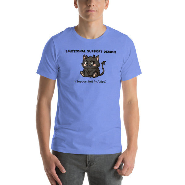 Funny Black Cat Shirt - Emotional Support Demon Tee - Dark Humor Cat Gift - Witchy Cat Lover Shirt