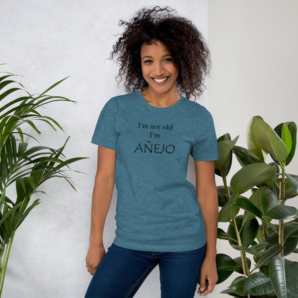 Funny Tequila Shirt - Añejo Aging Humor Tee - Tequila Lover Gift - Sarcastic Birthday Gift - Milestone Birthday Shirt