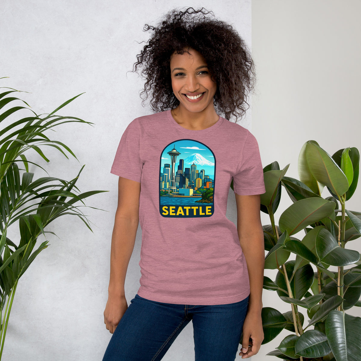 Seattle Skyline T-Shirt - Pacific Northwest Space Needle Tee Gift