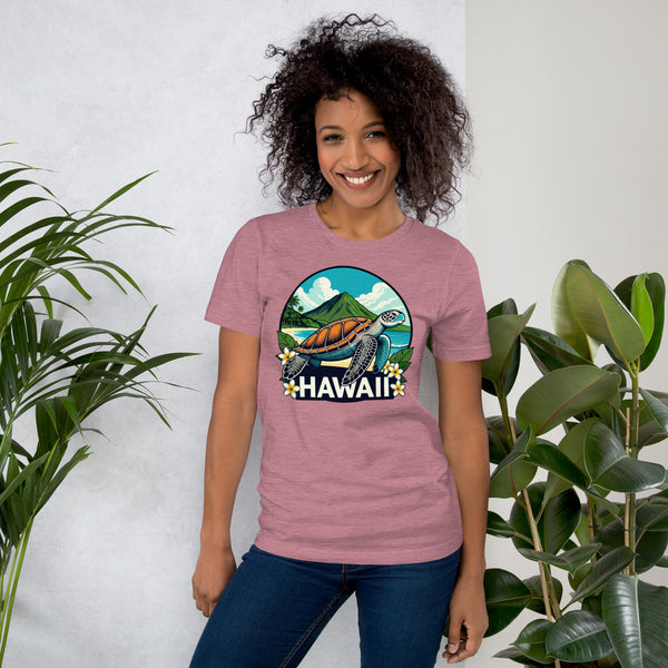 Sea Turtle Hawaii T-Shirt - Tropical Beach Vacation Tee Gift