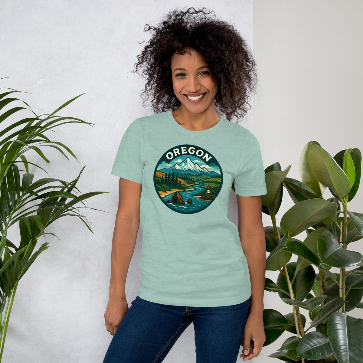 Oregon T-Shirt - Pacific Northwest Landscape Graphic Tee - Oregon Gift
