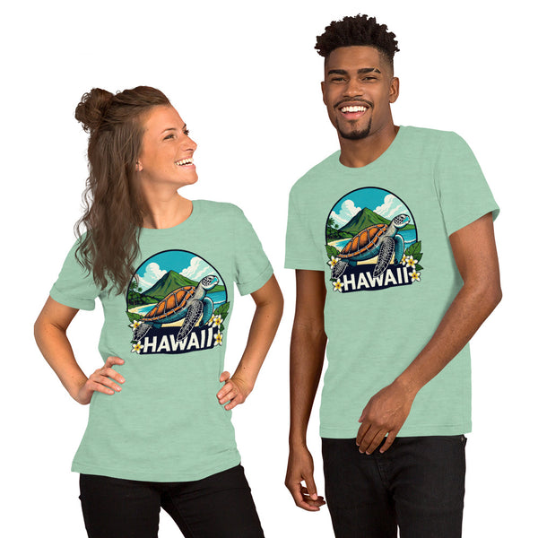 Sea Turtle Hawaii T-Shirt - Tropical Beach Vacation Tee Gift