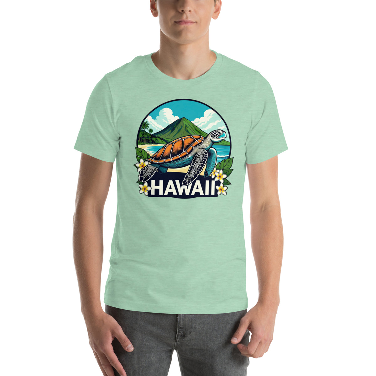 Sea Turtle Hawaii T-Shirt - Tropical Beach Vacation Tee Gift
