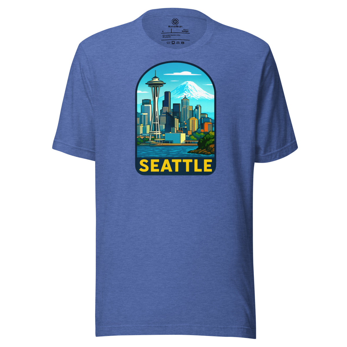 Seattle Skyline T-Shirt - Pacific Northwest Space Needle Tee Gift
