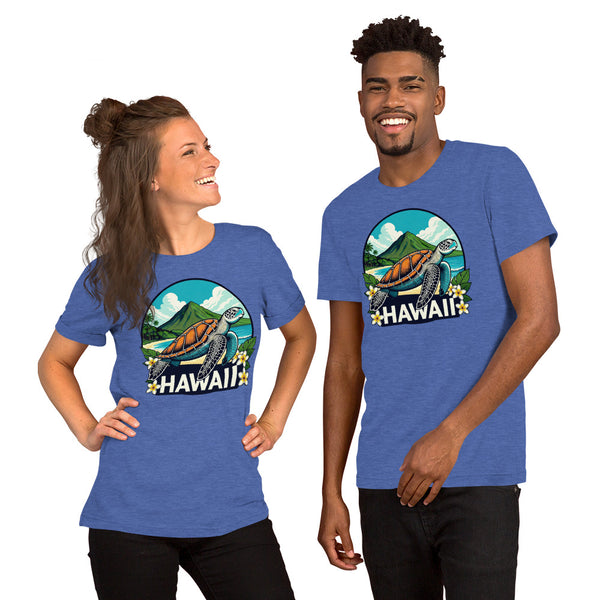 Sea Turtle Hawaii T-Shirt - Tropical Beach Vacation Tee Gift