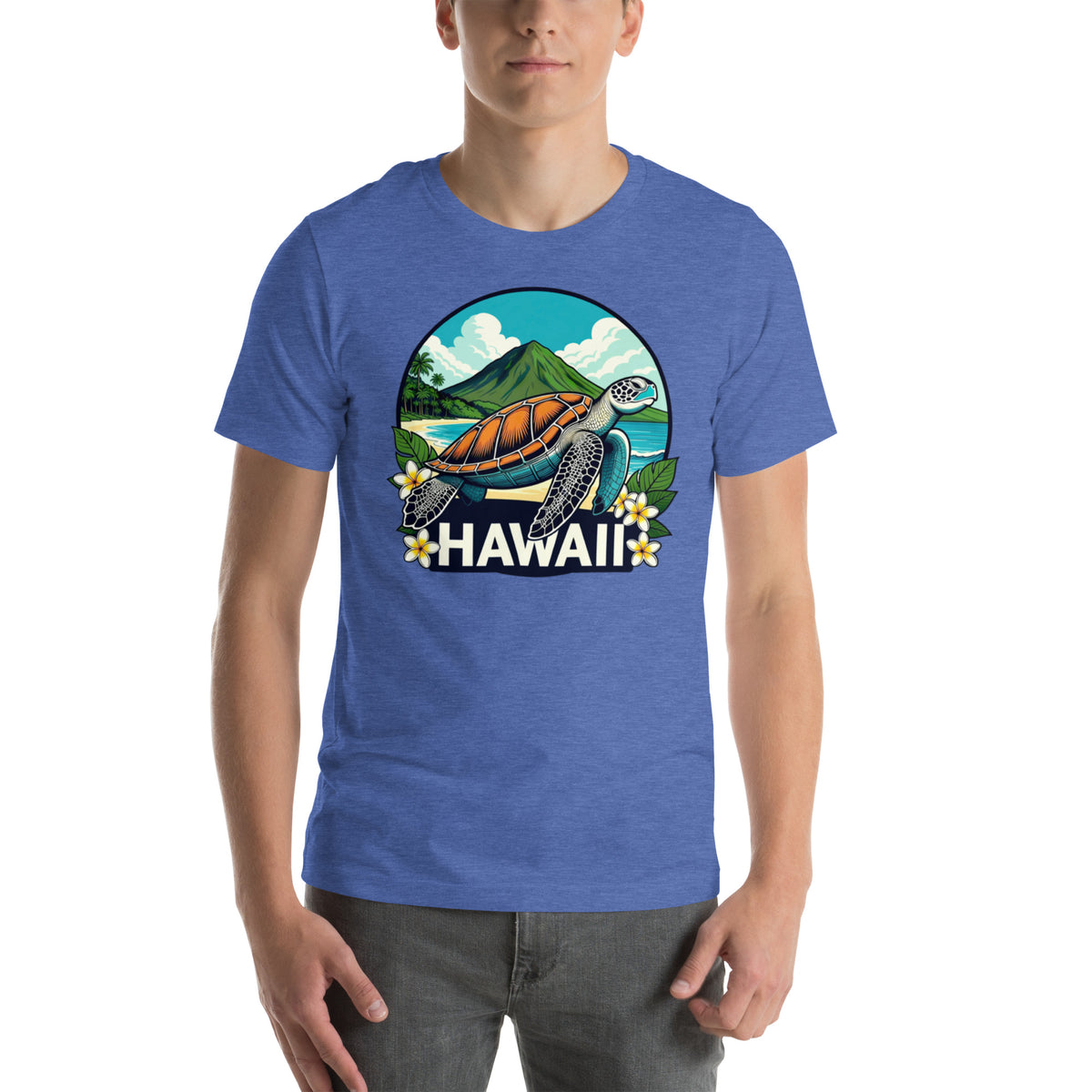 Sea Turtle Hawaii T-Shirt - Tropical Beach Vacation Tee Gift