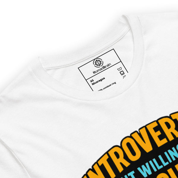 Introvert Sci-Fi Gift - Funny Nerdy Shirt - DnD Tee - Fantasy Gamer Gift - Book Lover T-Shirt