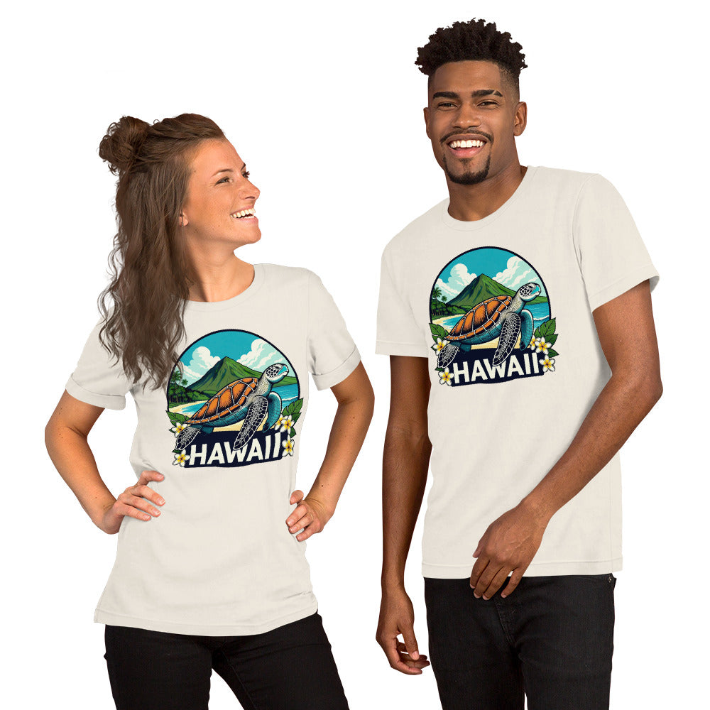 Sea Turtle Hawaii T-Shirt - Tropical Beach Vacation Tee Gift