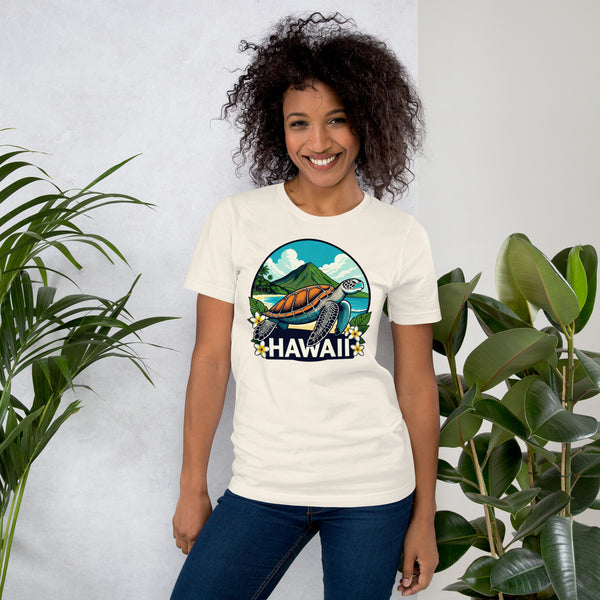 Sea Turtle Hawaii T-Shirt - Tropical Beach Vacation Tee Gift