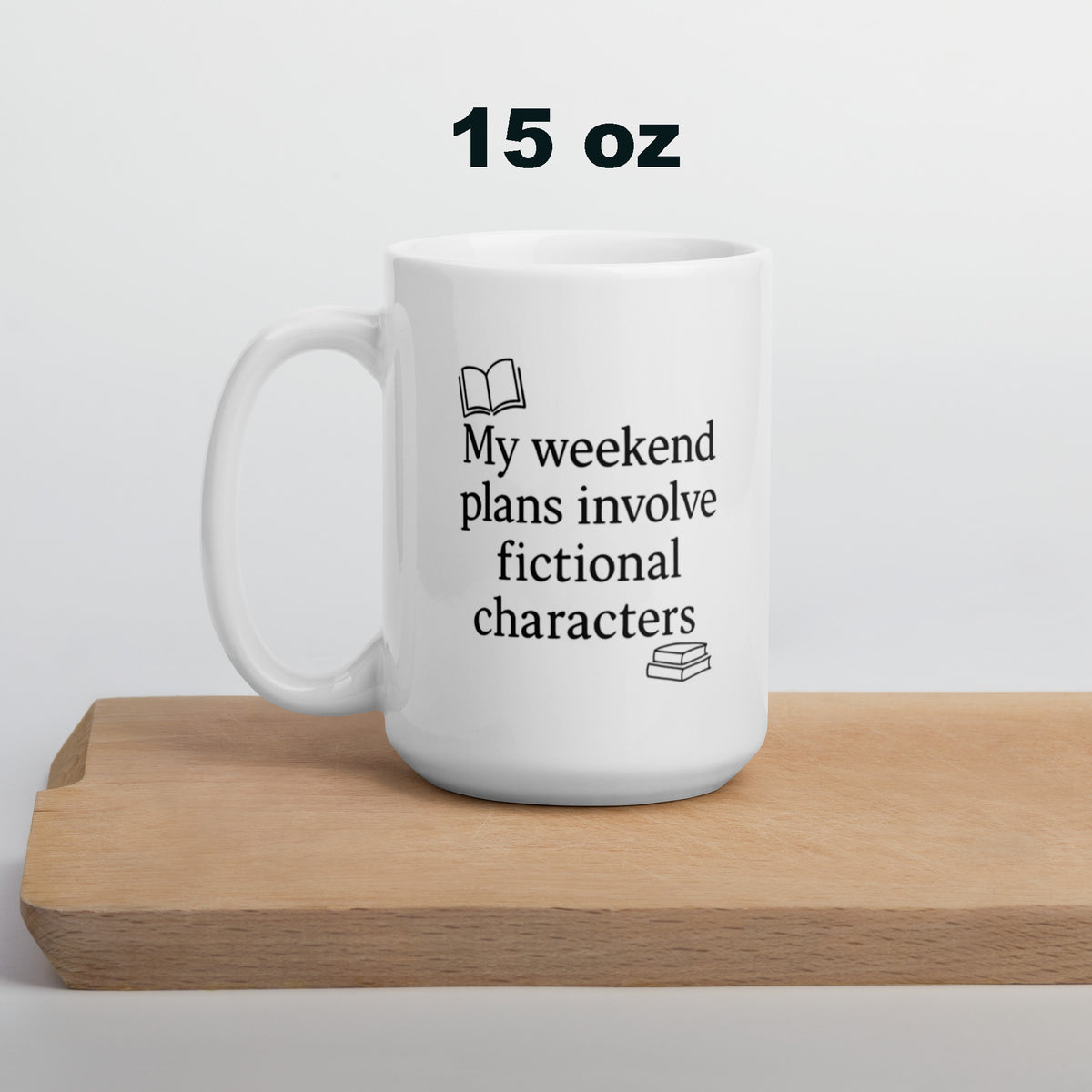 Funny Book Lover Mug - Bookworm Gift for Women Men - Reading Coffee Cup