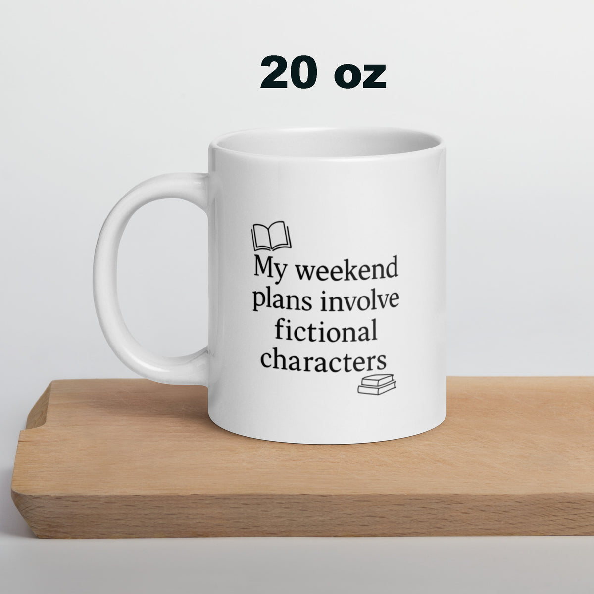 Funny Book Lover Mug - Bookworm Gift for Women Men - Reading Coffee Cup