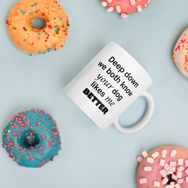 Funny Dog Mug Gift for Dog Lovers - Dog Mom Dog Dad Coffee Mug - Pet Owner Gift