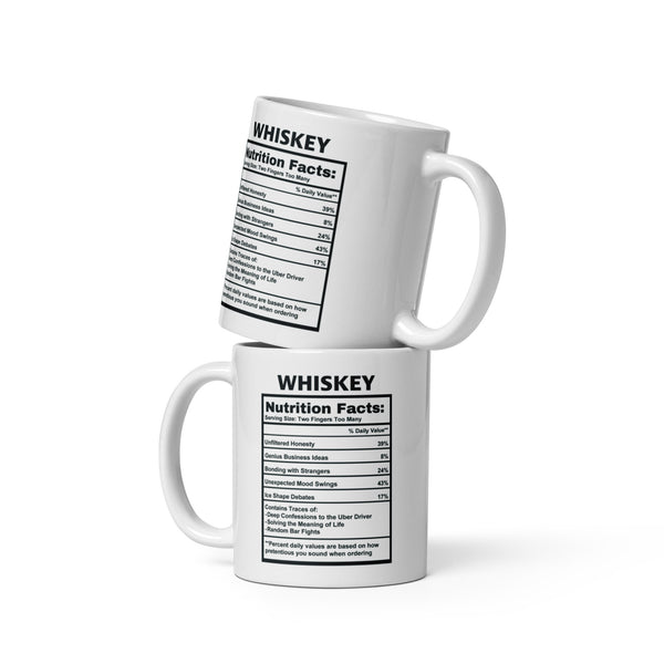 Whiskey Lover Mug Funny - Gift for Dad Men Husband - Sarcastic Whiskey Coffee Mug Bourbon Gift
