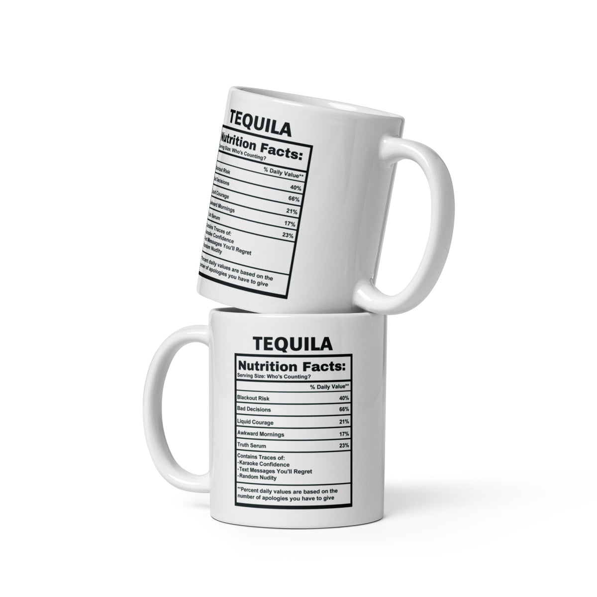 Tequila Lover Mug - Funny Gift for Her Him Friend - Sarcastic Tequila Coffee Mug Party Gift
