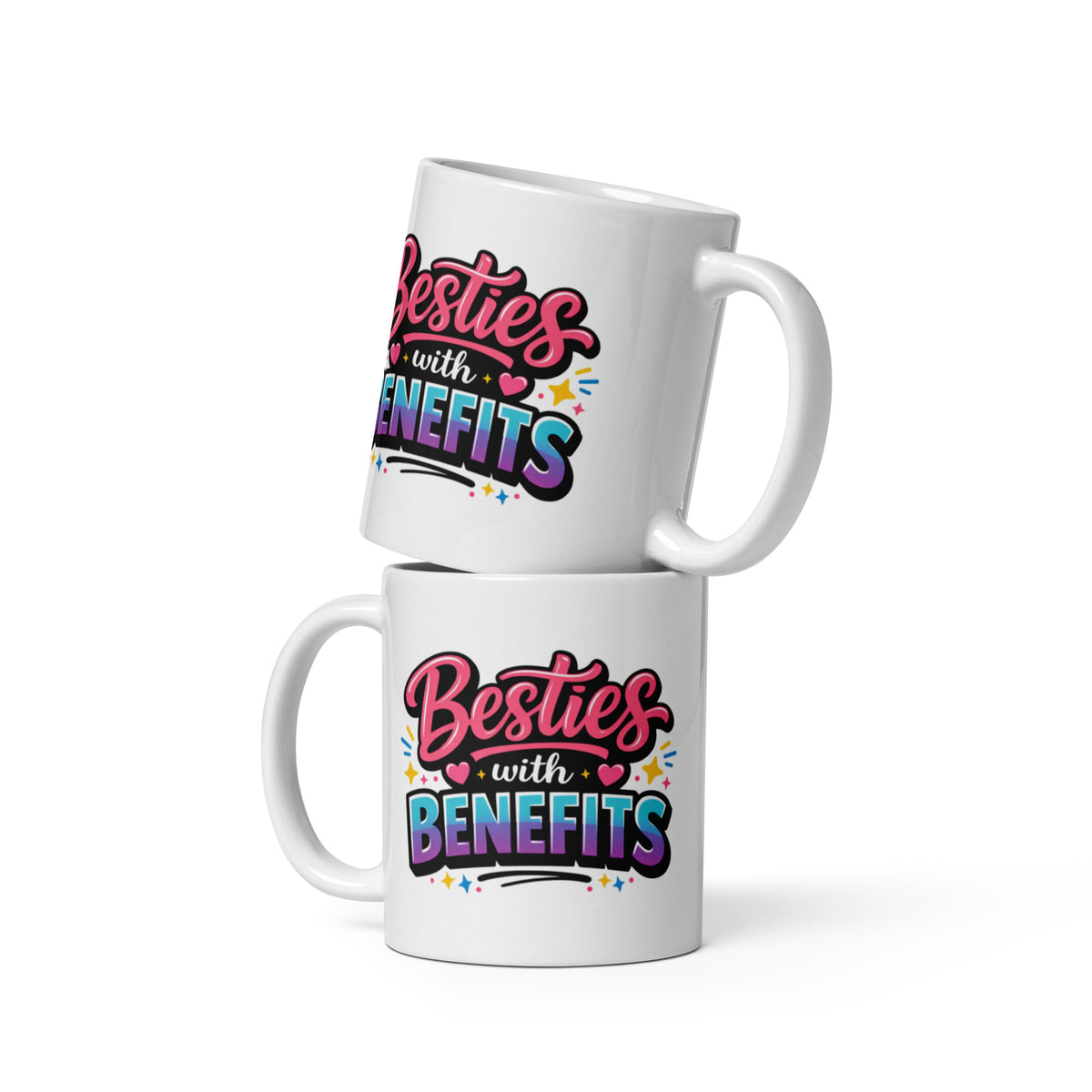 Besties with Benefits Mug - Funny Best Friend Gift - BFF Coffee Mug - Friendship Mug - Galentines Day Gift - Best Friend Birthday Gift