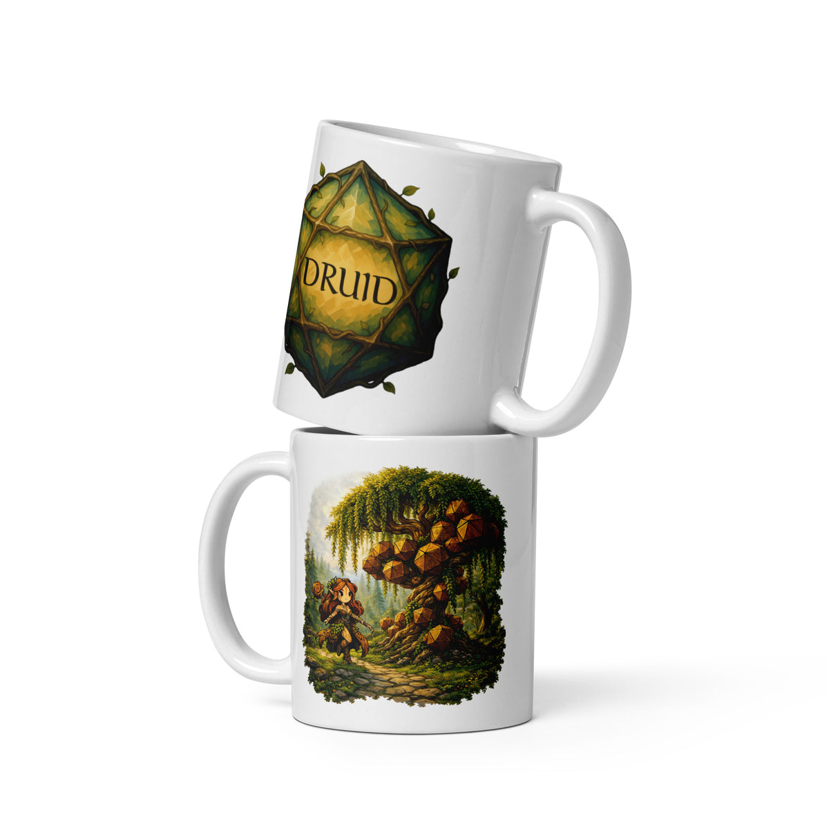 Druid Class DND Coffee Mug - Dungeons and Dragons Gift - Tabletop Gaming Mug - RPG Gift - Fantasy Class Mug