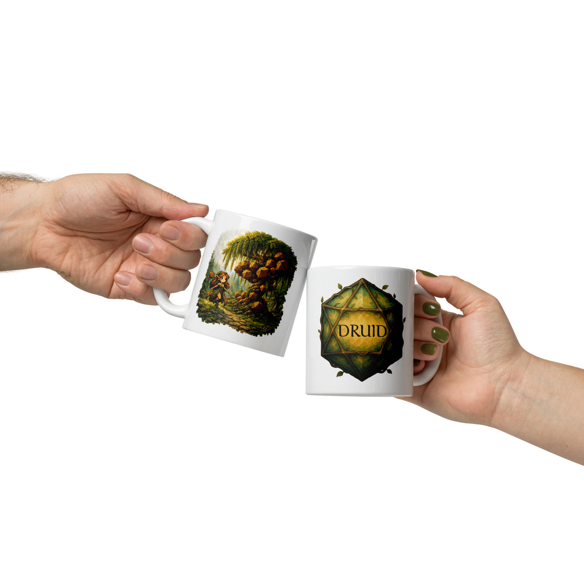 Druid Class DND Coffee Mug - Dungeons and Dragons Gift - Tabletop Gaming Mug - RPG Gift - Fantasy Class Mug