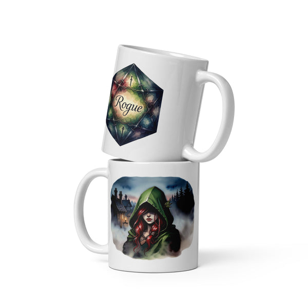 Rogue Class DND Coffee Mug - Dungeons and Dragons Gift - Tabletop Gaming Mug - RPG Gift - Fantasy Class Cup