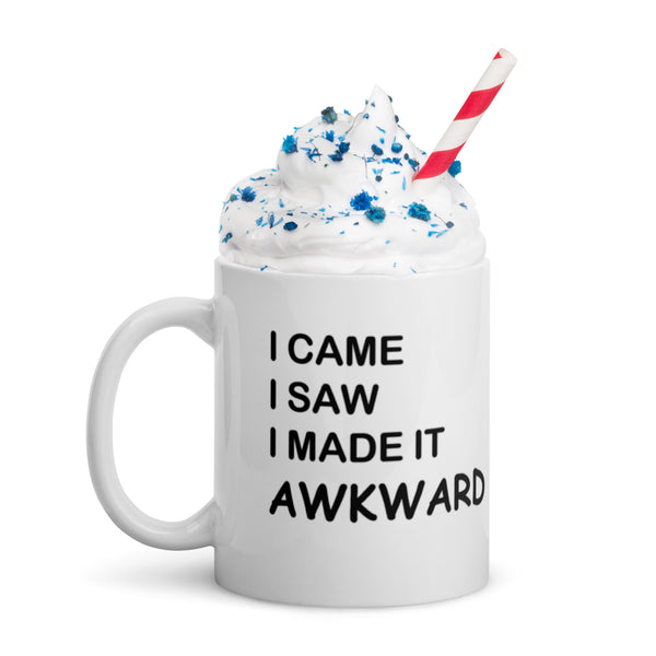 Introvert Mug - Social Anxiety Gift Awkward - Funny Gift for Her Him - Sarcastic Coffee Mug - 11oz 15oz 20oz