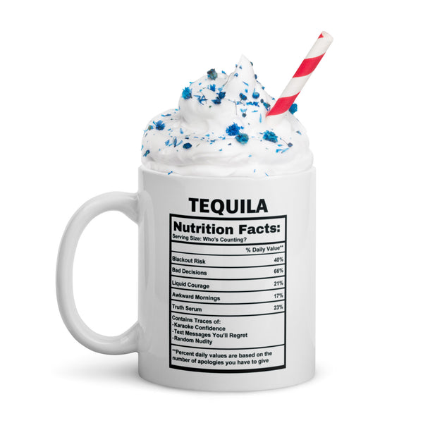 Tequila Lover Mug - Funny Gift for Her Him Friend - Sarcastic Tequila Coffee Mug Party Gift
