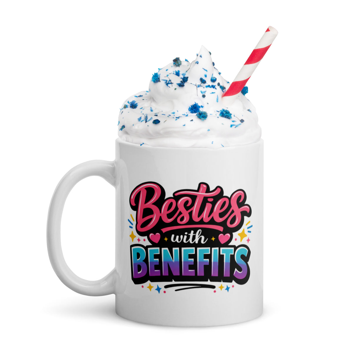 Besties with Benefits Mug - Funny Best Friend Gift - BFF Coffee Mug - Friendship Mug - Galentines Day Gift - Best Friend Birthday Gift