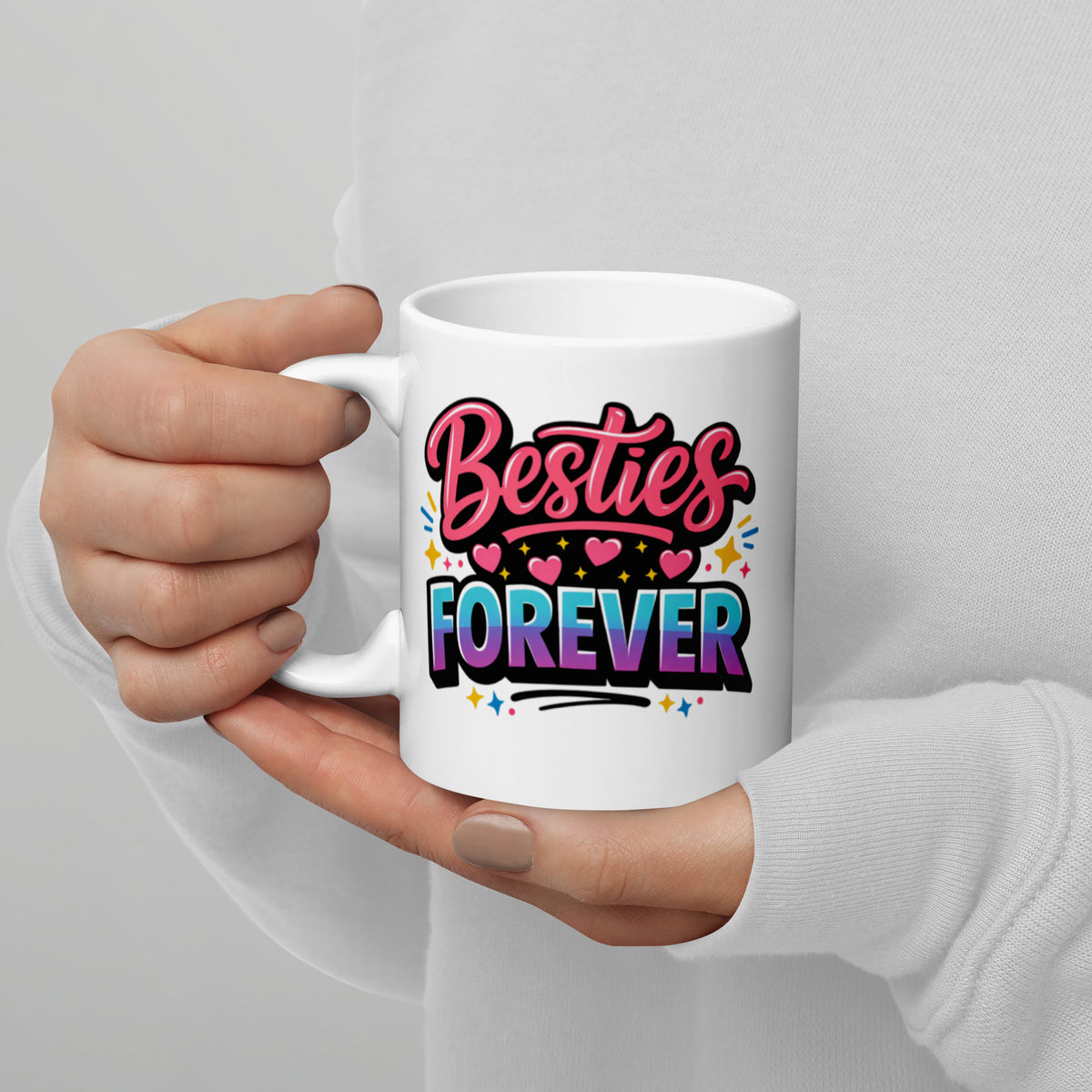 Best Friend Mug - BFF Gift - Friendship Mug - Birthday Gift for Her - Bestie Gift - Besties Forever
