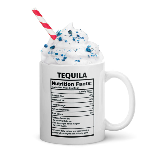 Tequila Lover Mug - Funny Gift for Her Him Friend - Sarcastic Tequila Coffee Mug Party Gift