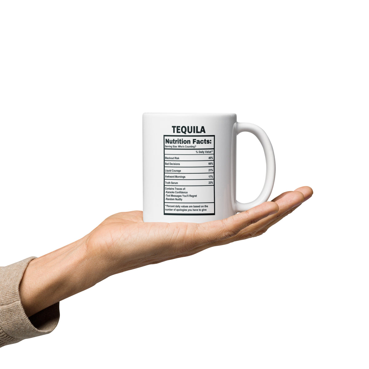Tequila Lover Mug - Funny Gift for Her Him Friend - Sarcastic Tequila Coffee Mug Party Gift