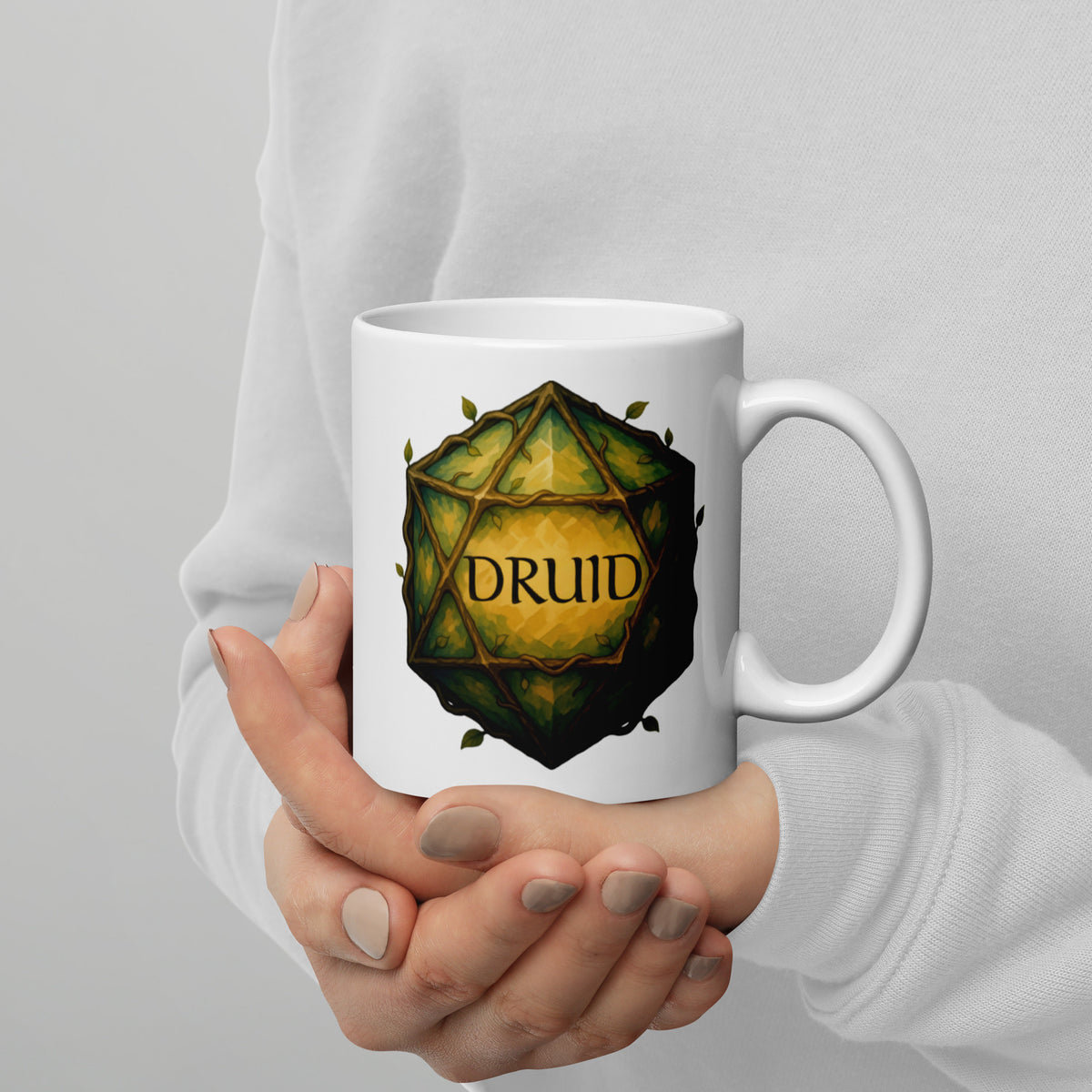 Druid Class DND Coffee Mug - Dungeons and Dragons Gift - Tabletop Gaming Mug - RPG Gift - Fantasy Class Mug