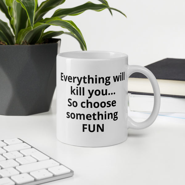 Scuba Diving Mug - Funny Diver Gift - Ocean Adventure Coffee Mug - Swordfish Fencing - Motivational Quote