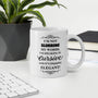 Sarcastic Mug Funny - Speaking in Cursive Coffee Mug - Adult Humor Gift - Wine Lover Gift