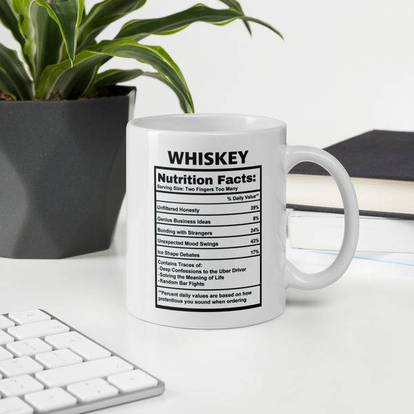 Whiskey Lover Mug Funny - Gift for Dad Men Husband - Sarcastic Whiskey Coffee Mug Bourbon Gift