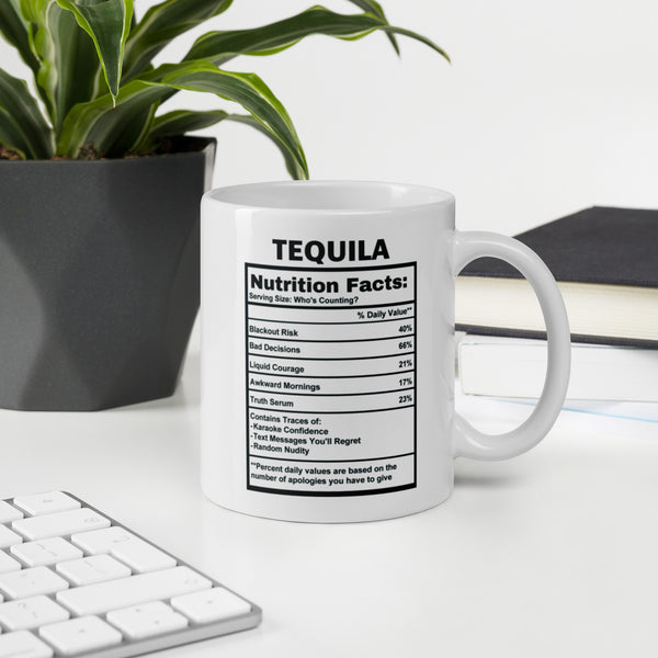 Tequila Lover Mug - Funny Gift for Her Him Friend - Sarcastic Tequila Coffee Mug Party Gift