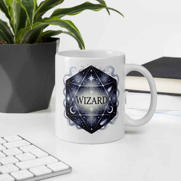 Wizard DND Mug - Dungeons and Dragons Gift - Wizard Class Coffee Mug - Tabletop Gaming Gift - RPG Fantasy Mug