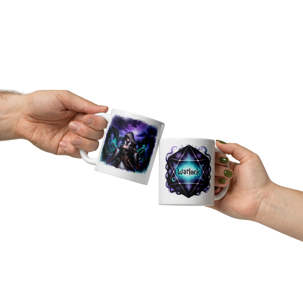 Warlock DND Mug - Dungeons and Dragons Gift - Warlock Class Coffee Mug - Tabletop Gaming Gift - RPG Fantasy Mug