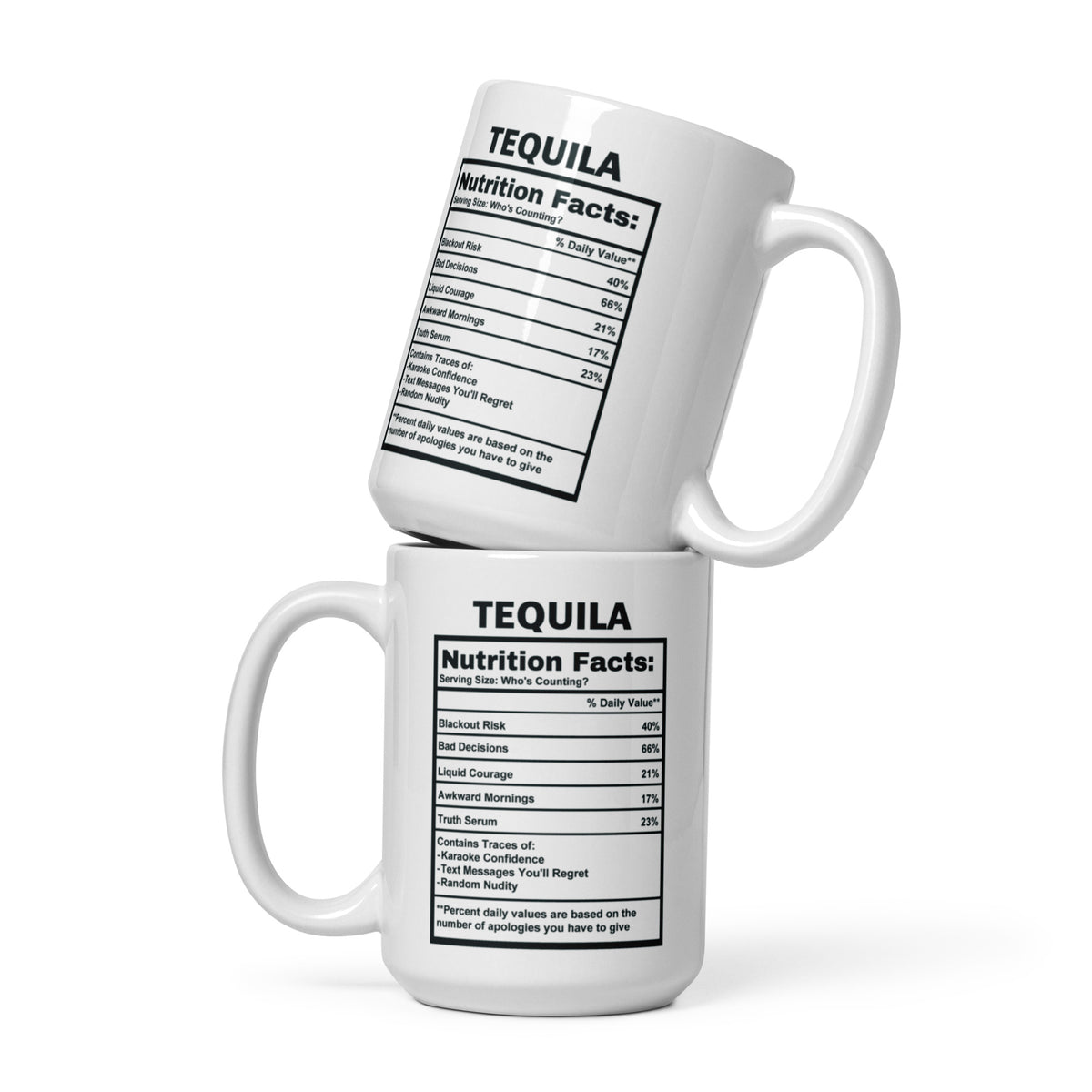Tequila Lover Mug - Funny Gift for Her Him Friend - Sarcastic Tequila Coffee Mug Party Gift