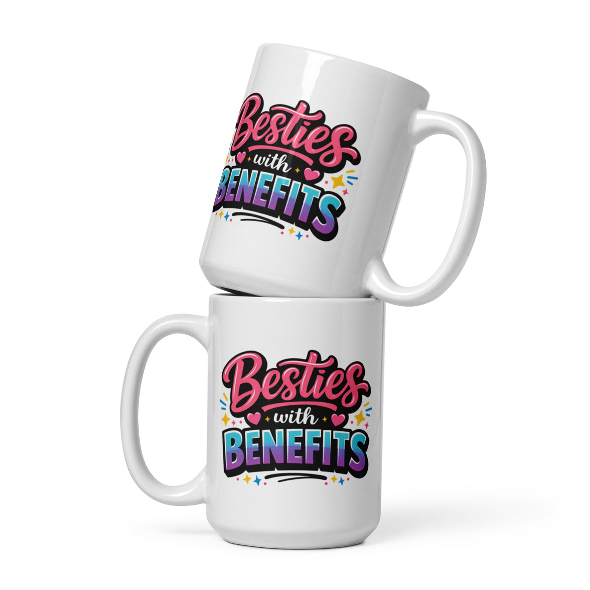 Besties with Benefits Mug - Funny Best Friend Gift - BFF Coffee Mug - Friendship Mug - Galentines Day Gift - Best Friend Birthday Gift