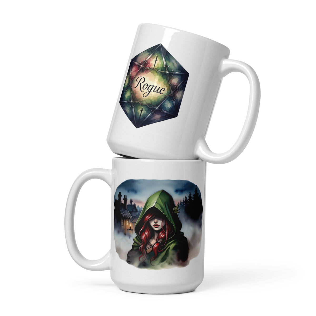 Rogue Class DND Coffee Mug - Dungeons and Dragons Gift - Tabletop Gaming Mug - RPG Gift - Fantasy Class Cup
