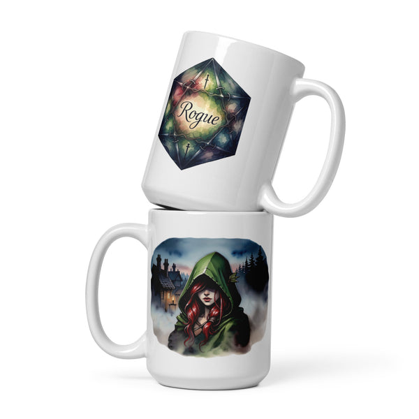 Rogue Class DND Coffee Mug - Dungeons and Dragons Gift - Tabletop Gaming Mug - RPG Gift - Fantasy Class Cup