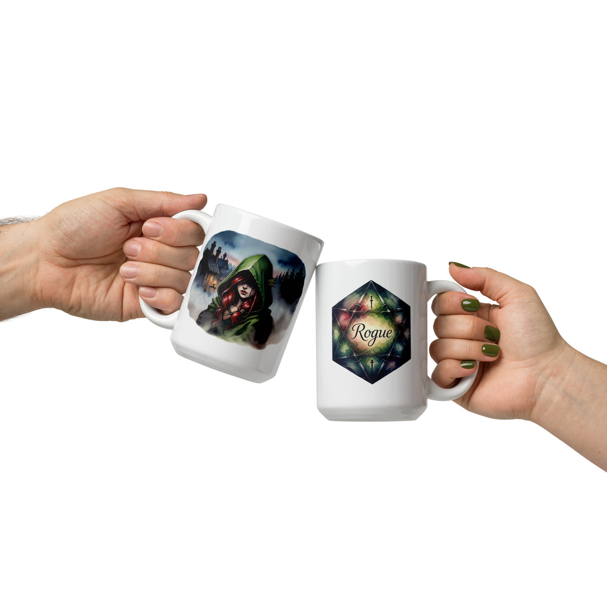 Rogue Class DND Coffee Mug - Dungeons and Dragons Gift - Tabletop Gaming Mug - RPG Gift - Fantasy Class Cup