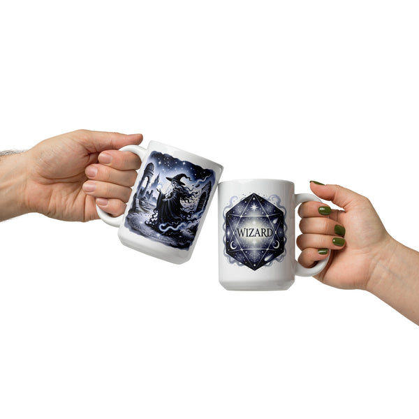 Wizard DND Mug - Dungeons and Dragons Gift - Wizard Class Coffee Mug - Tabletop Gaming Gift - RPG Fantasy Mug