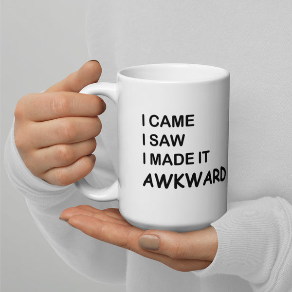 Introvert Mug - Social Anxiety Gift Awkward - Funny Gift for Her Him - Sarcastic Coffee Mug - 11oz 15oz 20oz