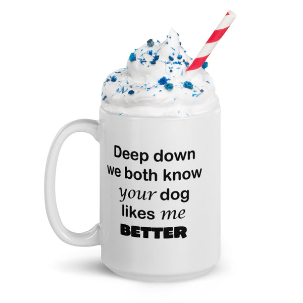 Funny Dog Mug Gift for Dog Lovers - Dog Mom Dog Dad Coffee Mug - Pet Owner Gift