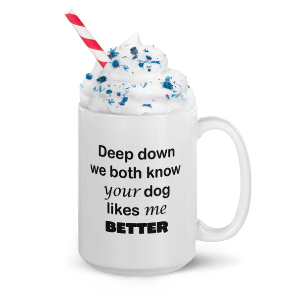 Funny Dog Mug Gift for Dog Lovers - Dog Mom Dog Dad Coffee Mug - Pet Owner Gift